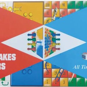 ABYZ Magnetic Ludo-Snakes & Ladders Board Game, Ages 4+...