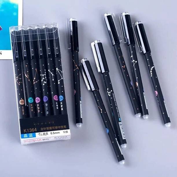 PEEKEY Erasable Gel Pens printed star galaxy zodiac 0.5...