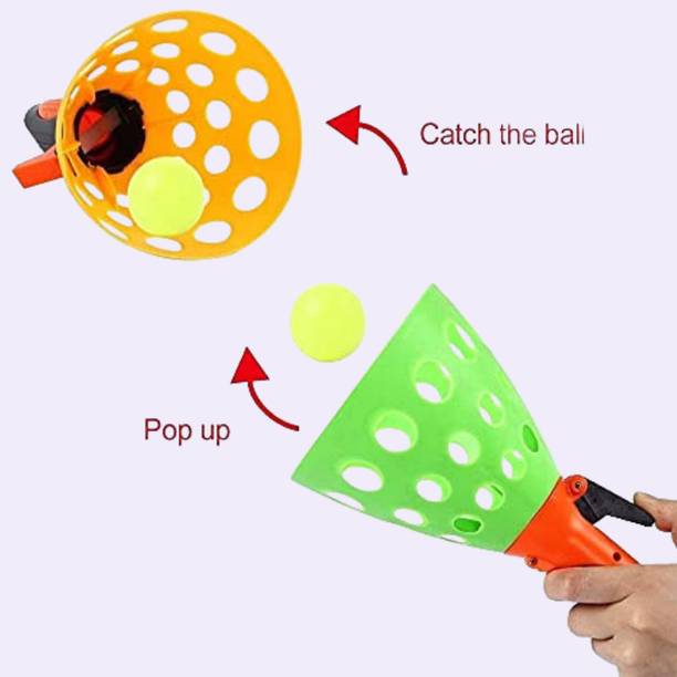 AKFLICKS Indoor, Outdoor Click and Catch Ping Pong Bask...