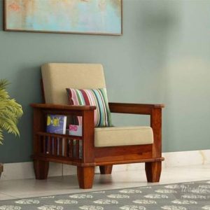 BRIGHTWOOD 1 Seater Sofa| with Cushion for Living Room ...