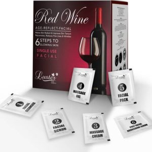 Luster Wine Age Reflect Facial Kit | 6 Step Facial Kit ...