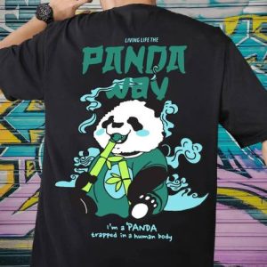 Benny Brooks Men Graphic Print Round Neck Cotton Blend Black T-Shirt