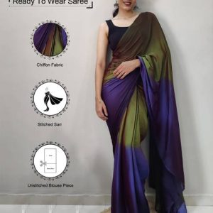 Samah Ready to Wear Solid/Plain, Ombre, Embellished Bollywood...