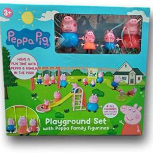 SOPALI PEPPA PIG PLAYGROUND SET WITH PEPPA FAMILY FIGUR...