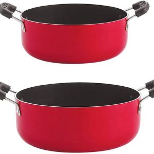 NIRLON CS26_CS24_ Wok Set 3.1 L, 4.2 L capacity 24 cm, ...