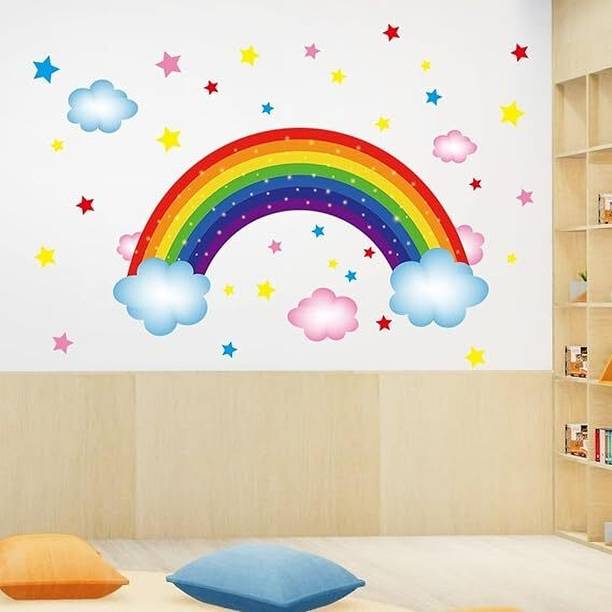 SkyWorld 45 cm Wall Sticker"Colorful Dreams" Rainbow st...