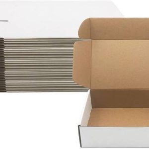 Agwan Self-Locking Box Craft Paper 4x4x1.5 Small Corrug...
