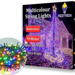 FIZZYTECH 40 LEDs 11 m Multicolor Color Changing String...