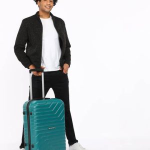 METRONAUT Medium Check-in Suitcase (65 cm) 4 Wheels - BENT - Teal