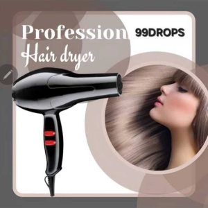 99Drops Professional HAIR DRYER 1800 WATT 2SPEED /2 HEA...