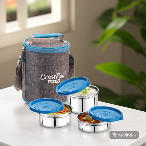 CrossPan Zion Stainless Steel Lunch Box / Tiffin Box fo...