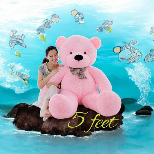 Krishna Creation Affordable 5 Feet Pink Teddy Bear – Bu...