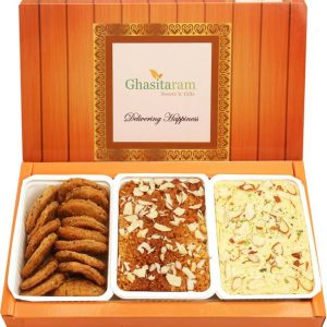 Ghasitaram Gifts Mithai-Soan Papdi, Milk Cake and Methi...
