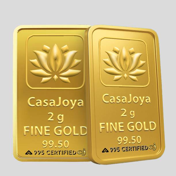 CASAJOYA Combo of Pure Gold Coin with Bis Hallmarked 24 (995) K ...