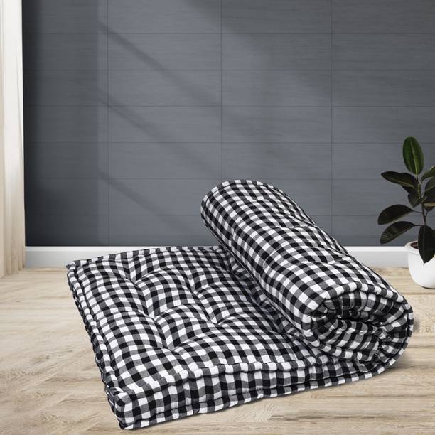 Pillowking Matt-2.5X6-18-Black White 3 inch Queen Cotto...