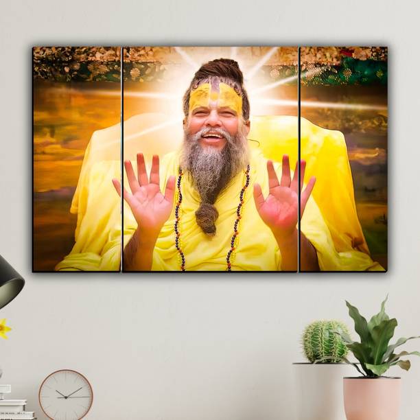 JB Creations Premanand Ji Maharaj Wall Painting for Hom...