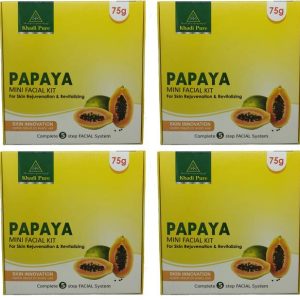 Khadi Pure Gramodyog Herbal Papaya Mini Facial Kit (Pac...