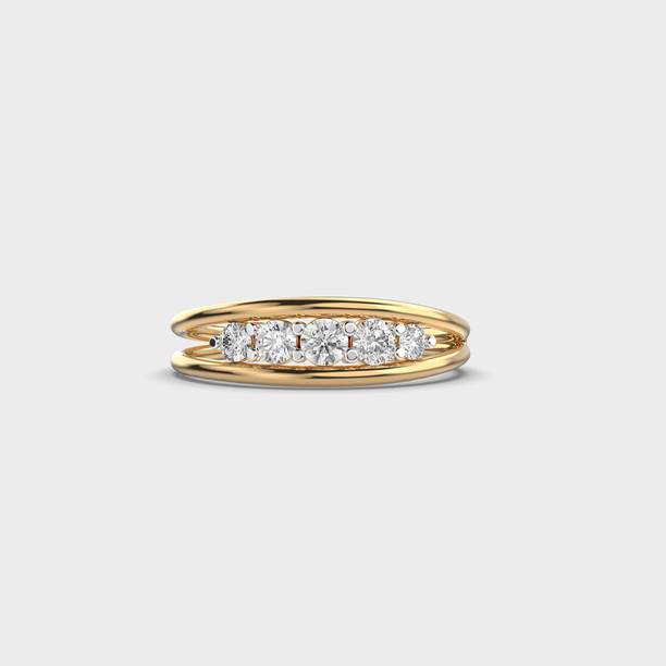 jewelbox Linear Light Diamond Ring 14kt Lab Grown Diamo...