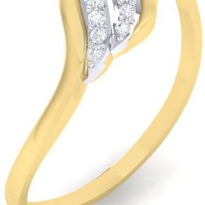 Diamtrendz Jewels R-YG-103 18kt Diamond Yellow Gold rin...