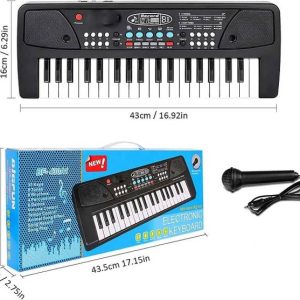 Qbik KIDS KEYBOARD PIANO,37 KEYS PIANO KEYBOARD WITH DC...