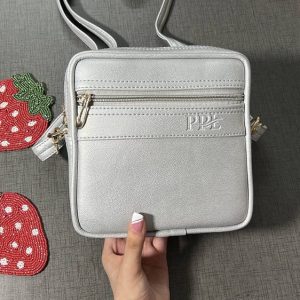Pramadda Pure Luxury Silver Women Sling Bag Stylish Square Silver Sling Bag ...