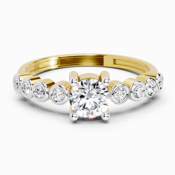 Sparkles Lab Grown Diamond 14kt Diamond Yellow Gold rin...