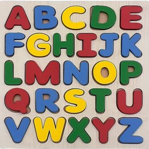 ZIPPYPLAY Wooden Alphabet Educational Learning board Ed...