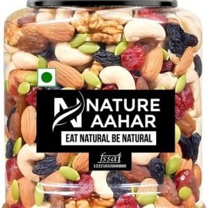 Nature Aahar Mix Dry Fruit | Panchmeva | 500GM | JAR Al...