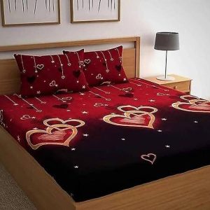 Durva Enterprises 200 TC Polycotton King Floral Flat Be...