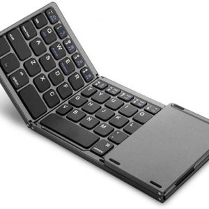 microware Three folding keyboard Bluetooth wireless key...