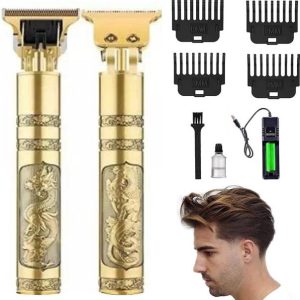 LICHEE Golden Shaver Rechargeable Adjustable Length Mul...