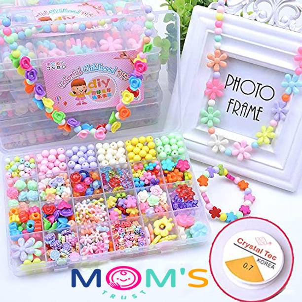 MOM'S TRUST Bracelet Set DIY Beads for Kids Crafts Chil...
