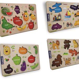 Clapjoy Wooden Learning Educational Board, Puzzle for k...