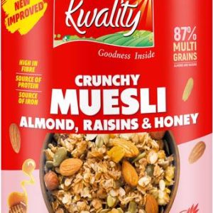 Kwality Crunchy Muesli Almonds, Raisins & Honey 87% Mul...