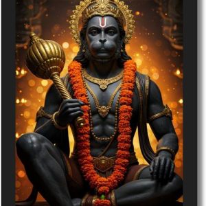 BKS Craft Hanuman Ji Temple Photo Frame - Traditional S...