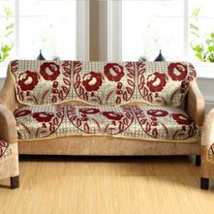 Nendle Polycotton Floral 3+2 Seater Sofa Cover