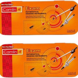Camlin Set of 2 Kokuyo Exam Mathematical Drawing Instru...