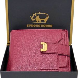 Strong Horns Men Casual, Formal, Travel, Trendy Red Artificial Leath...