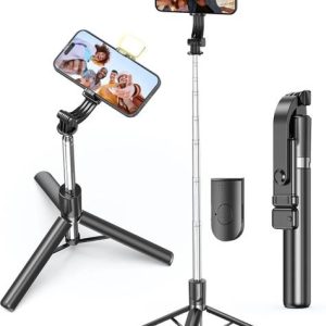 NAFA 66-Inch Tripod with Flashlight, Adjustable Stand f...
