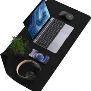 SYGA Desk Pad Protector Waterproof PU Desk Mat for Offi...