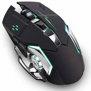 microware 2.4G Wireless Professional Gaming Mouse Recha...