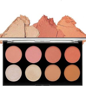 MARS matte blusher with highlighter and contour palette...