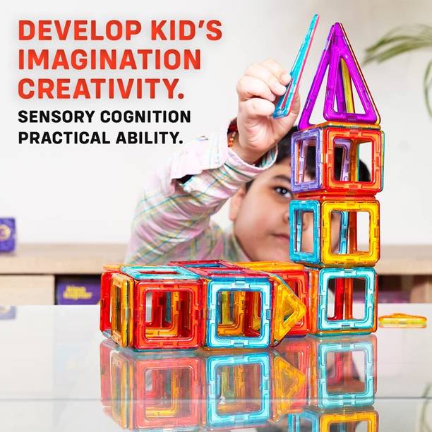 KIPA GAMING 26 Pieces Magnetic Blocks for Kids Magnetic...