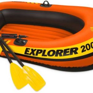 INTEX Explorer 200 Boat Set with Oars & Air pump, 2 Per...