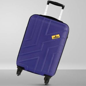 WROGN Small Cabin Suitcase (55 cm) 4 Wheels - Maze- Mid Night...