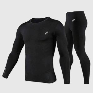 Just Rider Gym Compression Men's Skin Tight Tshirt & Lower Combo M...