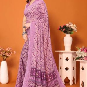 YASHIKA Dyed Daily Wear Georgette Saree