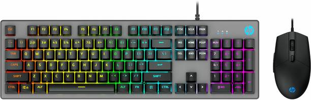 HP KM300F Gaming Keyboard and Mouse Combo Combo Set Des...