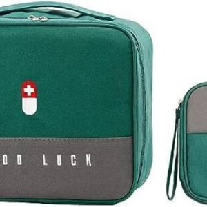 VDNSI Cotton Material Medicine Organizer Setof 2 Portab...