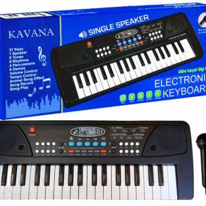 KAVANA 37 Key Piano Keyboard with Recording ,Mic & Mobi...